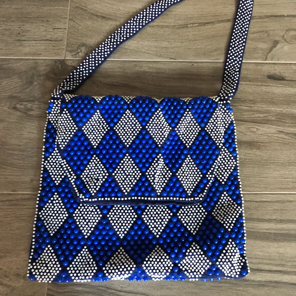 Vintage 70s Beaded Bag